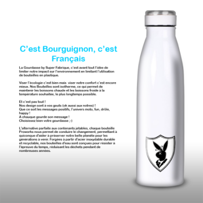 Gourde Alu et Thermos Playboy Lapin
