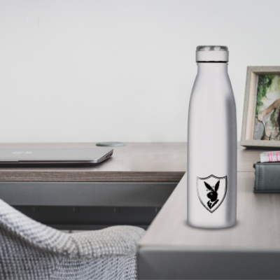 Gourde Alu et Thermos Playboy Lapin