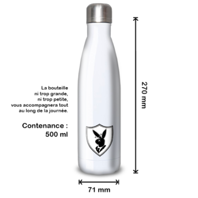 Gourde Alu et Thermos Playboy Lapin