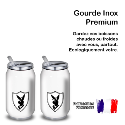 Gourde Alu et Thermos Playboy Lapin