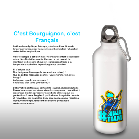 Gourde Alu et Thermos Team Ninja