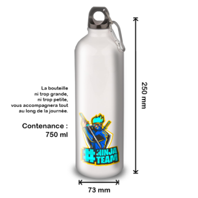 Gourde Alu et Thermos Team Ninja