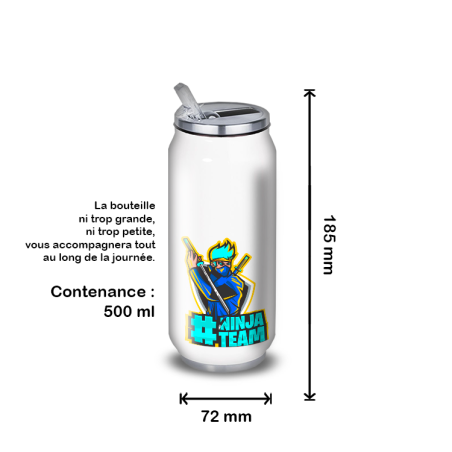 Gourde Alu et Thermos Team Ninja Gourde Alu et Thermos Team Ninja