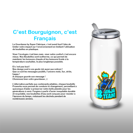 Gourde Alu et Thermos Team Ninja Gourde Alu et Thermos Team Ninja