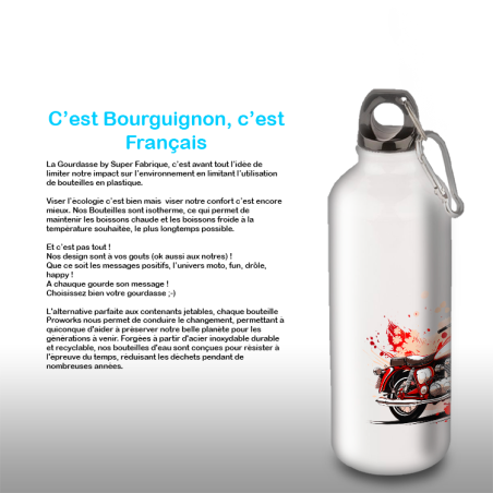 Gourde Alu et Thermos Moto Vintage Gourde Alu et Thermos Moto Vintage