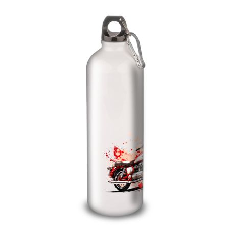 Gourde Alu et Thermos Moto Vintage Gourde Alu et Thermos Moto Vintage