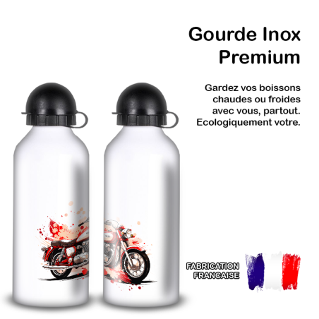 Gourde Alu et Thermos Moto Vintage Gourde Alu et Thermos Moto Vintage