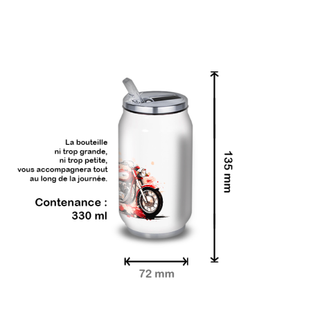 Gourde Alu et Thermos Moto Vintage Gourde Alu et Thermos Moto Vintage