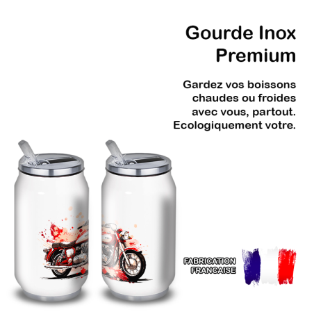 Gourde Alu et Thermos Moto Vintage Gourde Alu et Thermos Moto Vintage