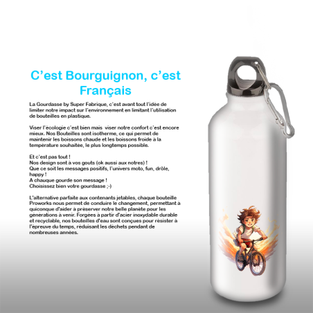 Gourde Alu et Thermos Anime Vélo Gourde Alu et Thermos Anime Vélo