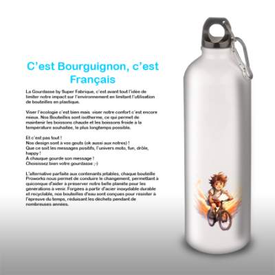 Gourde Alu et Thermos Anime VÃ©lo