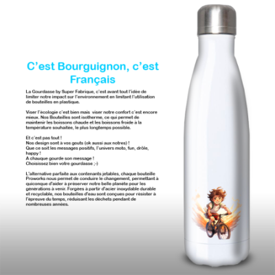 Gourde Alu et Thermos Anime VÃ©lo