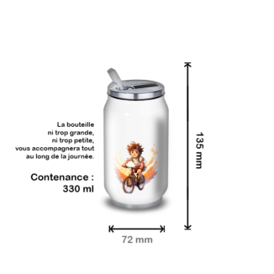 Gourde Alu et Thermos Anime VÃ©lo
