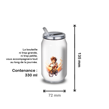 Gourde Alu et Thermos Anime Vélo Gourde Alu et Thermos Anime Vélo