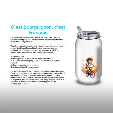 Gourde Alu et Thermos Anime Vélo Gourde Alu et Thermos Anime Vélo