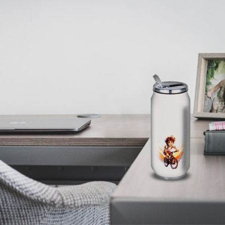 Gourde Alu et Thermos Anime Vélo Gourde Alu et Thermos Anime Vélo