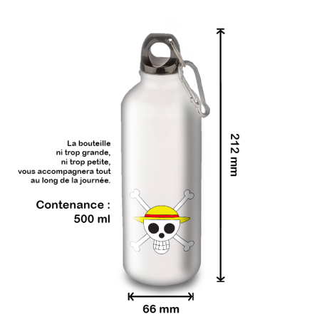 Gourde Alu et Thermos Anime One Piece