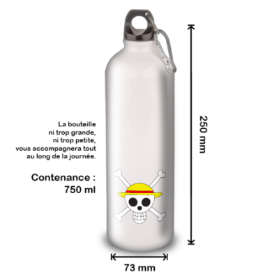 Gourde Alu et Thermos Anime One Piece