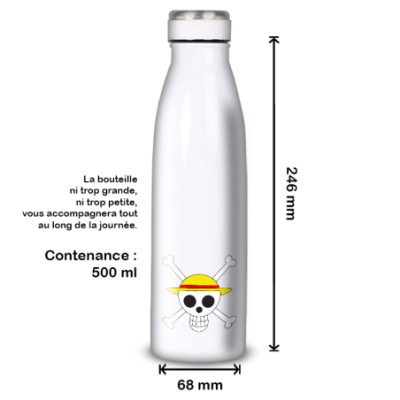 Gourde Alu et Thermos Anime One Piece