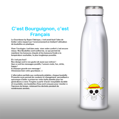 Gourde Alu et Thermos Anime One Piece