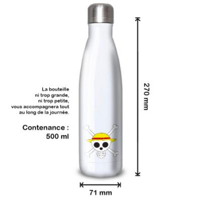 Gourde Alu et Thermos Anime One Piece