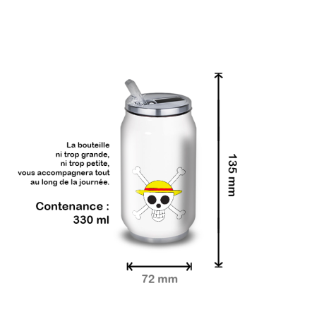 Gourde Alu et Thermos Anime One Piece Gourde Alu et Thermos Anime One Piece