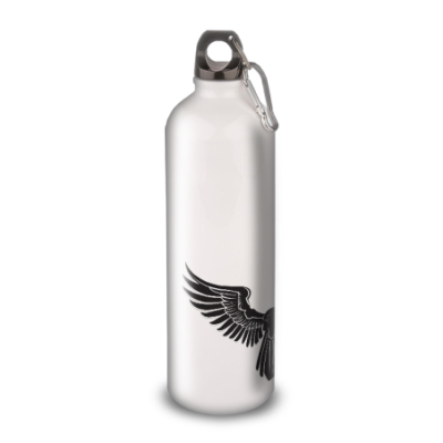 Gourde Alu et Thermos Ailes Mystique (nervermore)