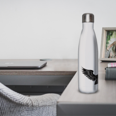 Gourde Alu et Thermos Ailes Mystique (nervermore)