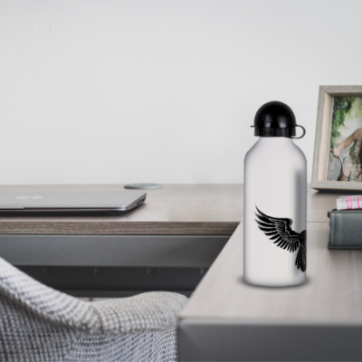 Gourde Alu et Thermos Ailes Mystique (nervermore)