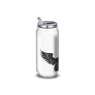 Gourde Alu et Thermos Ailes Mystique (nervermore)