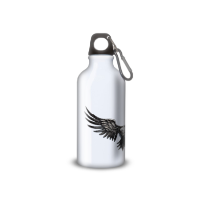 Gourde Alu et Thermos Ailes Mythologiques (nervermore)