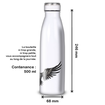 Gourde Alu et Thermos Ailes Mythologiques (nervermore)