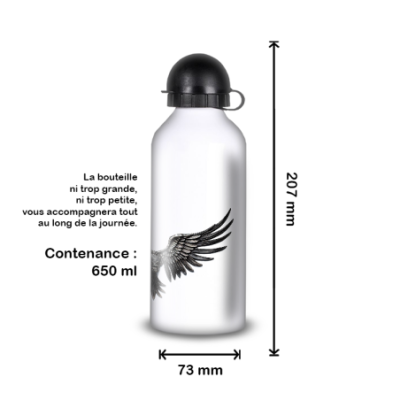 Gourde Alu et Thermos Ailes Mythologiques (nervermore)