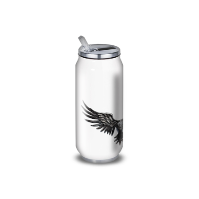 Gourde Alu et Thermos Ailes Mythologiques (nervermore)