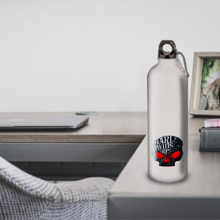 Gourde Alu et Thermos Harley Davidson Skull Gourde Alu et Thermos Harley Davidson Skull