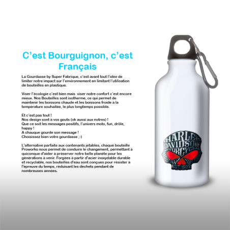 Gourde Alu et Thermos Harley Davidson Skull Gourde Alu et Thermos Harley Davidson Skull
