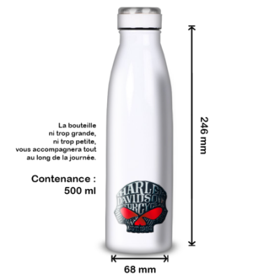 Gourde Alu et Thermos Harley Davidson Skull