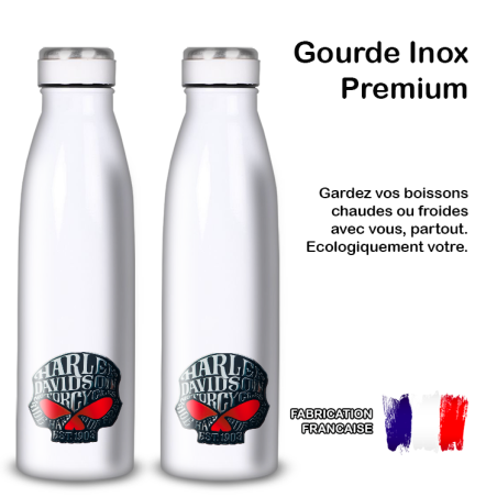 Gourde Alu et Thermos Harley Davidson Skull Gourde Alu et Thermos Harley Davidson Skull