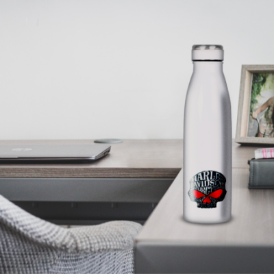 Gourde Alu et Thermos Harley Davidson Skull