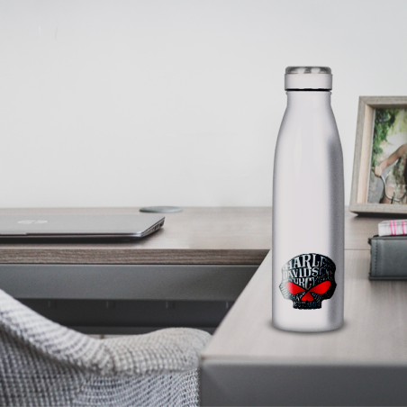 Gourde Alu et Thermos Harley Davidson Skull Gourde Alu et Thermos Harley Davidson Skull
