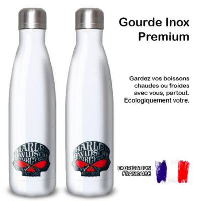 Gourde Alu et Thermos Harley Davidson Skull