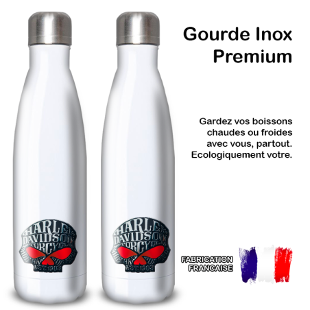 Gourde Alu et Thermos Harley Davidson Skull Gourde Alu et Thermos Harley Davidson Skull