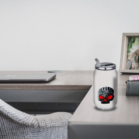 Gourde Alu et Thermos Harley Davidson Skull Gourde Alu et Thermos Harley Davidson Skull