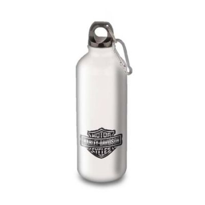 Gourde Alu et Thermos Harley Davidson Logo Silver