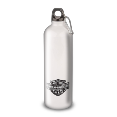 Gourde Alu et Thermos Harley Davidson Logo Silver