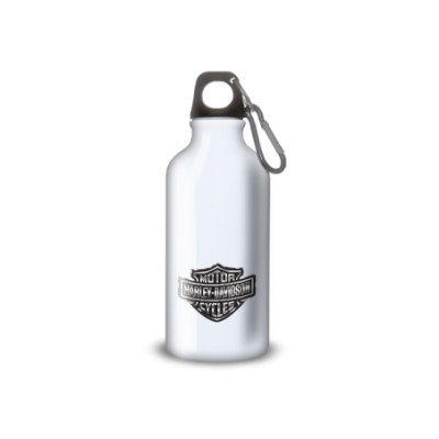 Gourde Alu et Thermos Harley Davidson Logo Silver