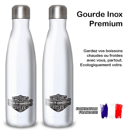 Gourde Alu et Thermos Harley Davidson Logo Silver Gourde Alu et Thermos Harley Davidson Logo Silver