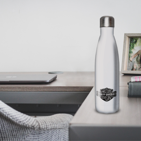 Gourde Alu et Thermos Harley Davidson Logo Silver Gourde Alu et Thermos Harley Davidson Logo Silver