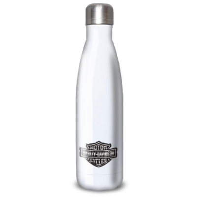 Gourde Alu et Thermos Harley Davidson Logo Silver