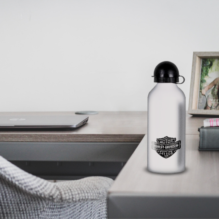 Gourde Alu et Thermos Harley Davidson Logo Silver Gourde Alu et Thermos Harley Davidson Logo Silver